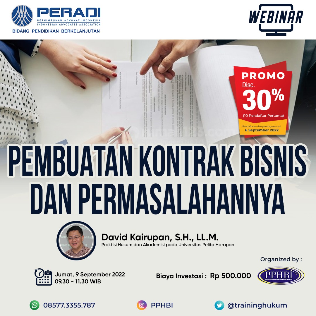 PEMBUATAN KONTRAK BISNIS DAN PERMASALAHANNYA